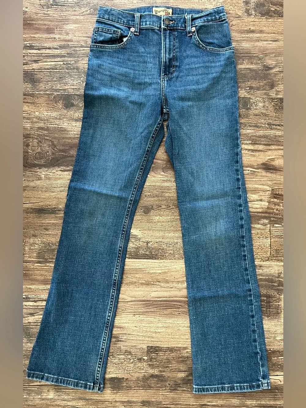 Wrangler 20X Boys Blue Denim Jeans